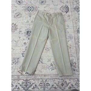 #479 Izod Men's 38x32 100% Cotton American Chino Beige dress pants